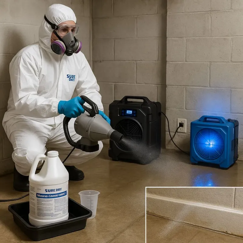 Sanitization and Odor Removal process in Smithville, NJ